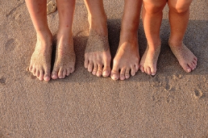 How Sand Training Affects the Feet